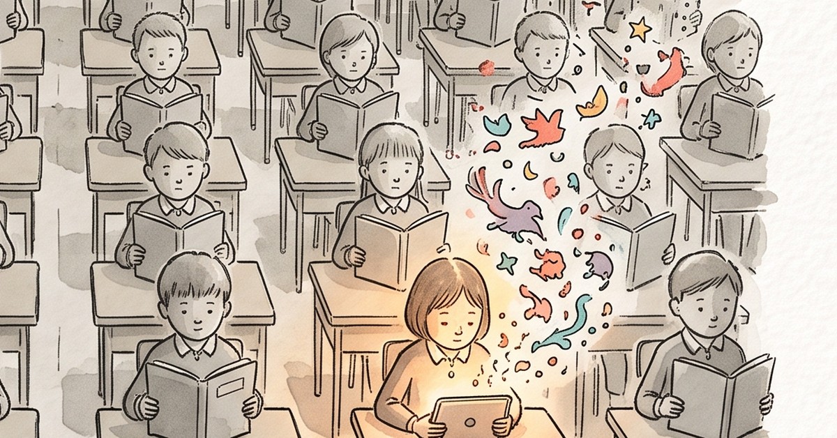 AI 會不會讓思考變同質，要看孩子原本站在多寬的地方